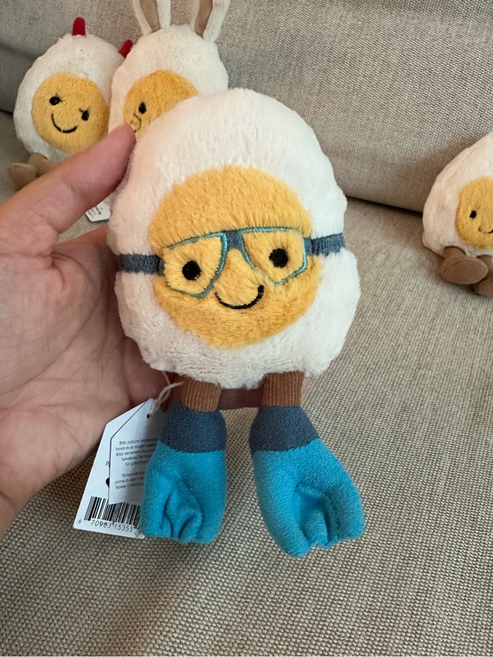 BNWT Jellycat Scuba Egg